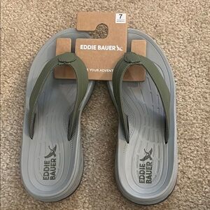 NWT! Eddie Bauer Olive Green Sandals